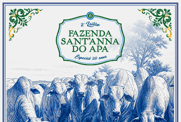 2º LEILÃO FAZENDA SANT'ANNA DO APA - ESPECIAL 20 ANOS